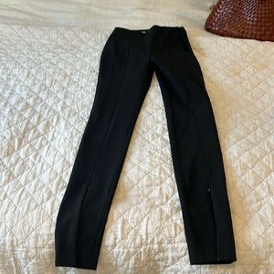 NWT Zara high waist trouser with split hem, size XS